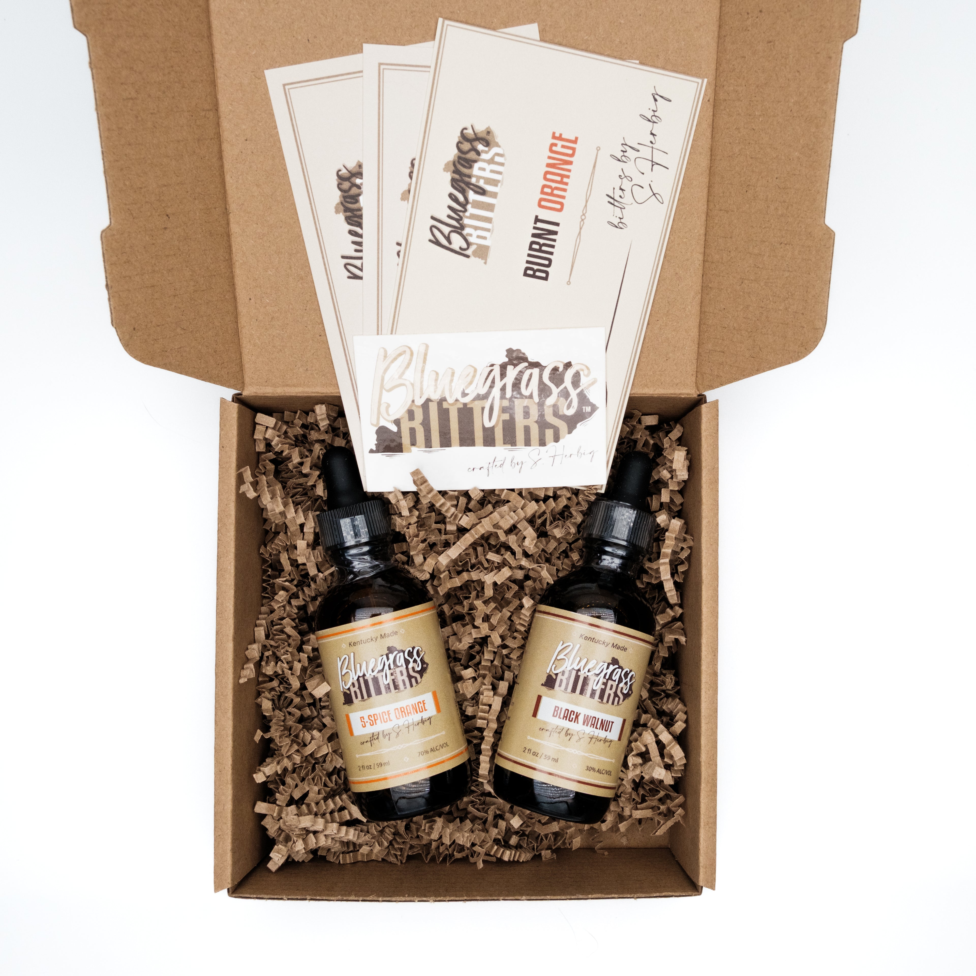 Black Walnut and 5-Spice Orange Bitters Gift Box