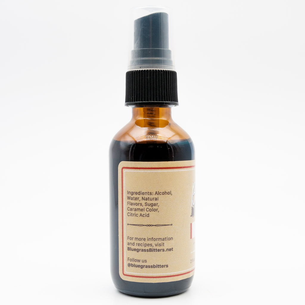 Bluegrass Bitters Dark Cherry Bitters Mister Cap Left Panel
