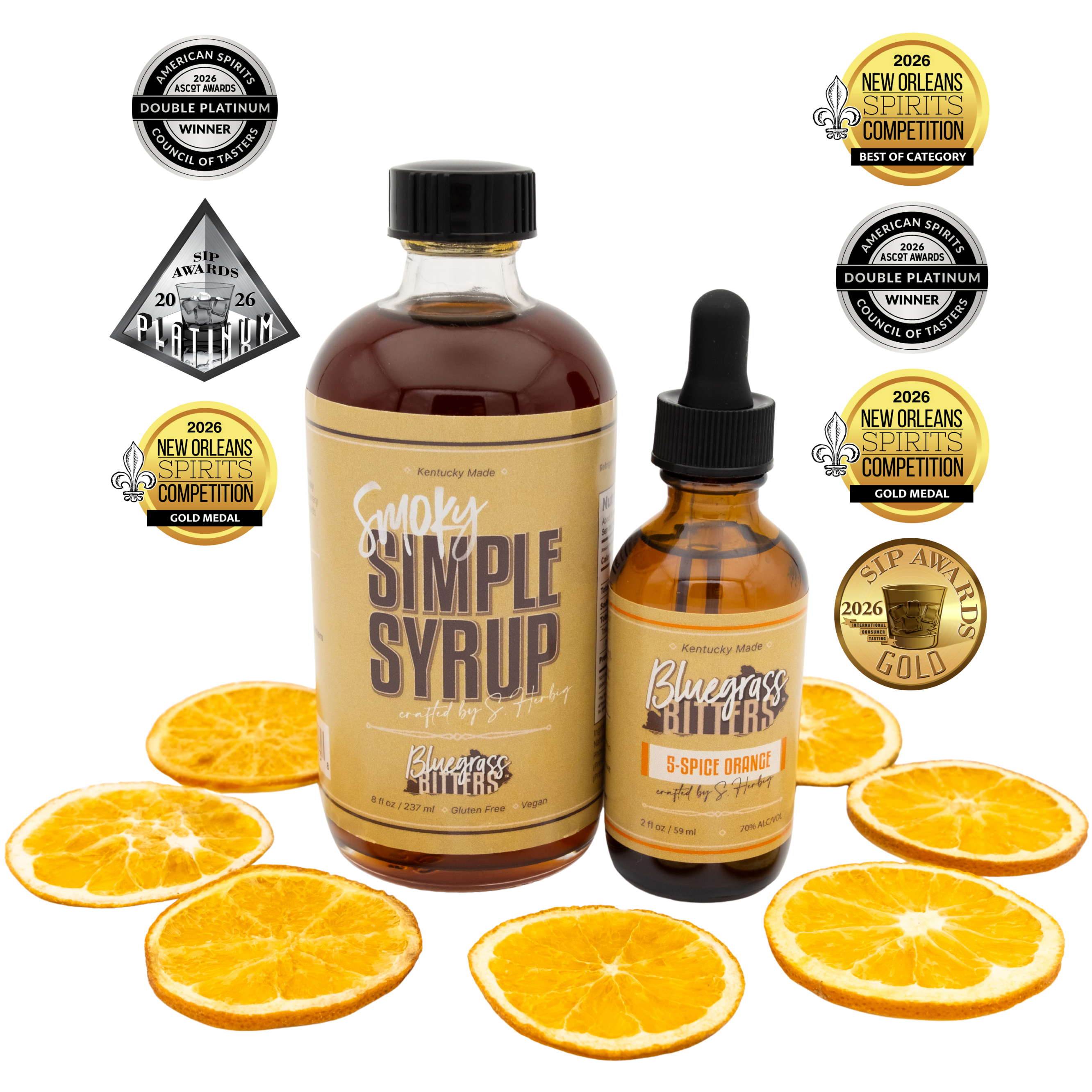 Syrup and Bitters Starter Pack - 5-Spice Orange