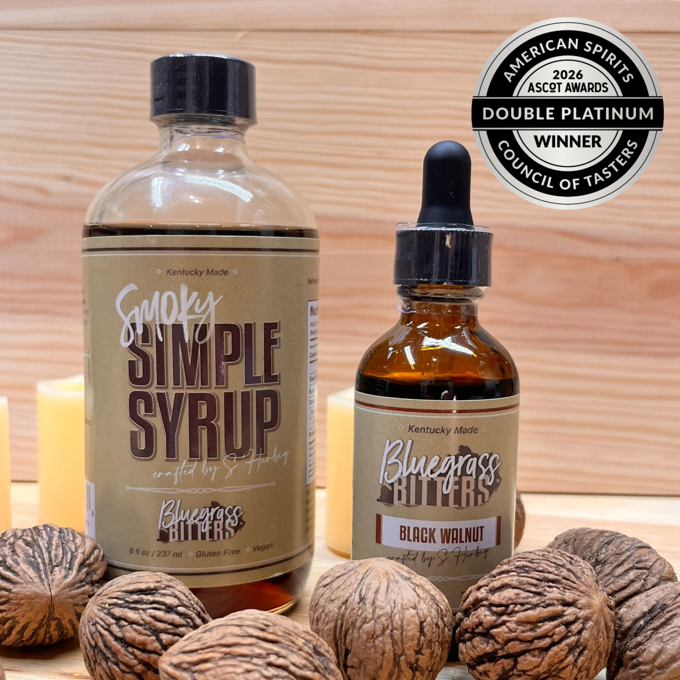 Syrup and Bitters Starter Pack - Black Walnut