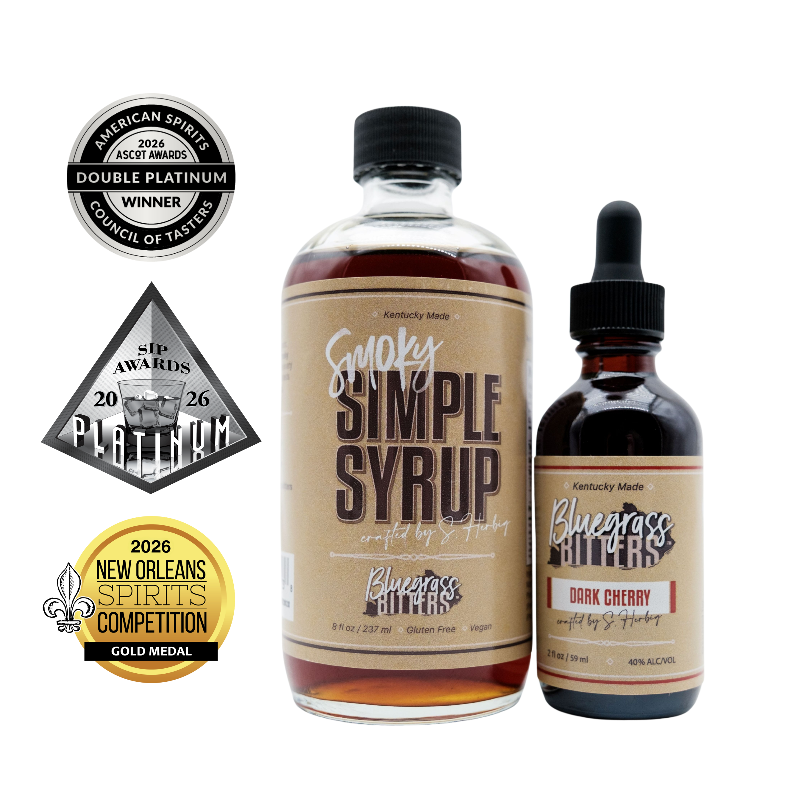 Syrup and Bitters Starter Pack - Dark Cherry